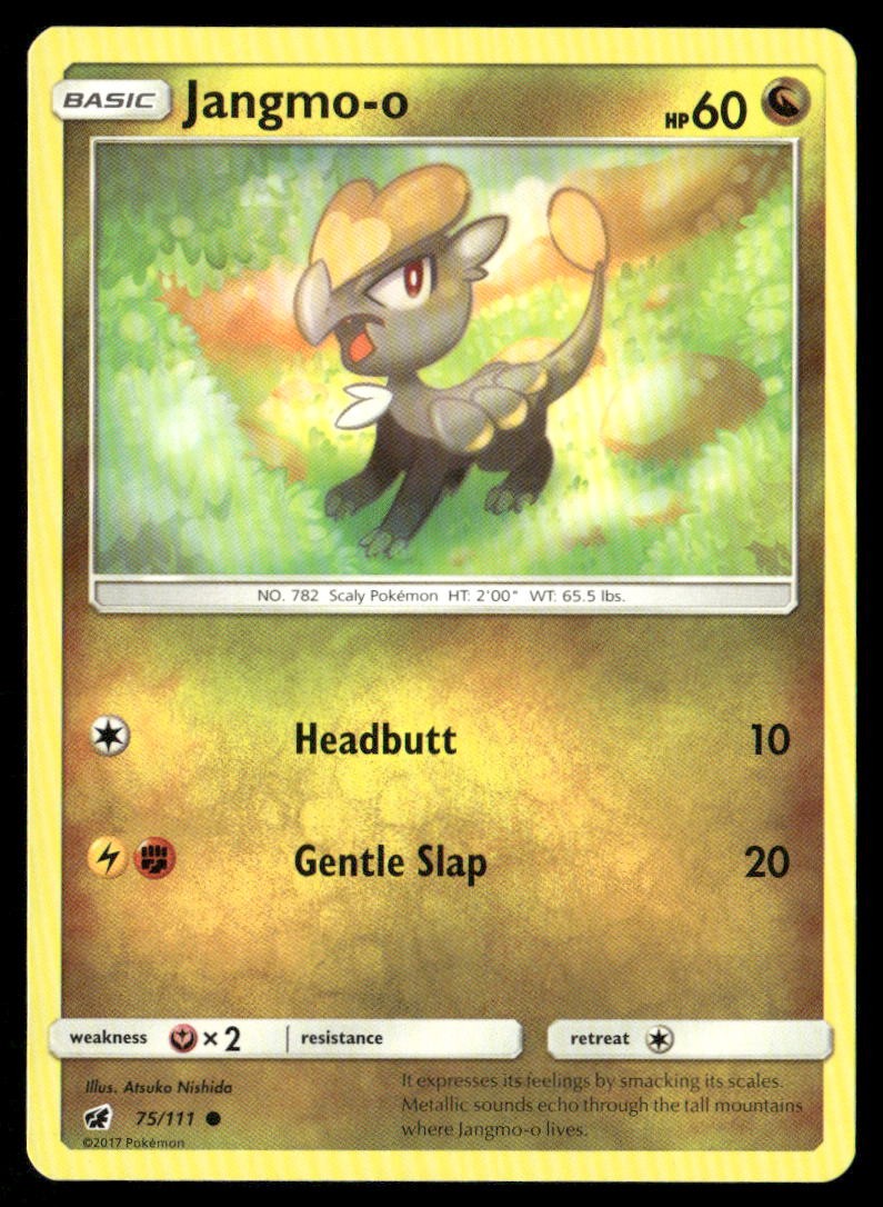 Jangmo-o Crimson Invasion 75/111 Common Pokemon Near Mint