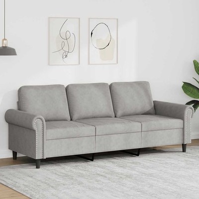 Sofa Sessel Loungesofa Couch Wohnzimmer Fernsehsessel Relaxsessel Samt vidaXL