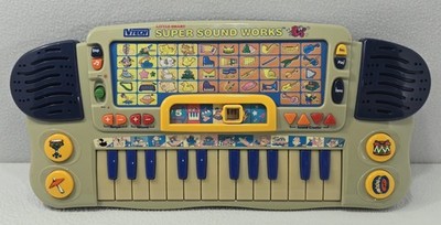 Vintage VTech Little Smart Super Sound Works Musical Keyboard Tested Works
