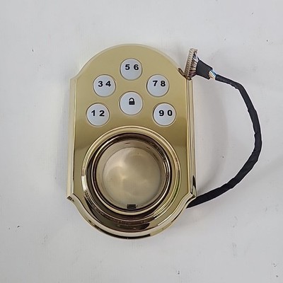 Kwikset Smartcode 909 Touchpad Keypad Exterior  Replacement Part Polished Brass