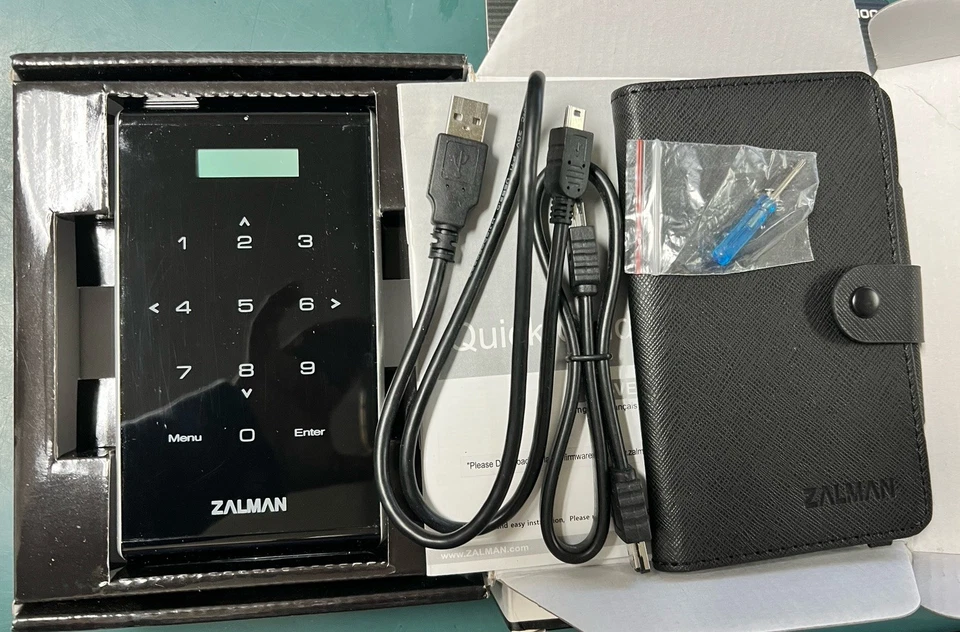 Zalman ZM-VE400 External HDD Enclosure w/ Virtual Drive, Pouch, Cable 2.5" - Image 3 of 4