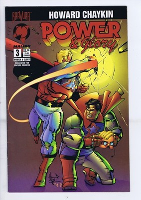 Power & Glory 3 (Malibu 1994) of 4,  Howard Chaykin series