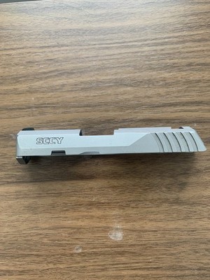 SCCY CPX-2  9mm, Stainless Stripped Slide NO REAR SIGHT