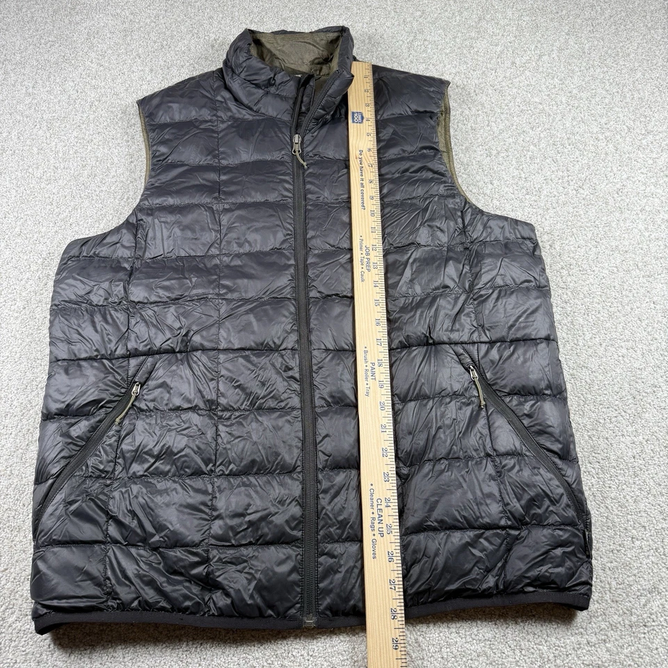 REI Co-op Down Vest Mens Large Black Puffer Insulated Packable Outdoors - Image 4 of 4