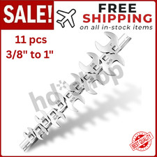 11 Piece Crows Foot Wrench Set Sae 38 To 1 Drive Flare Nut Tool Set W Clip-o