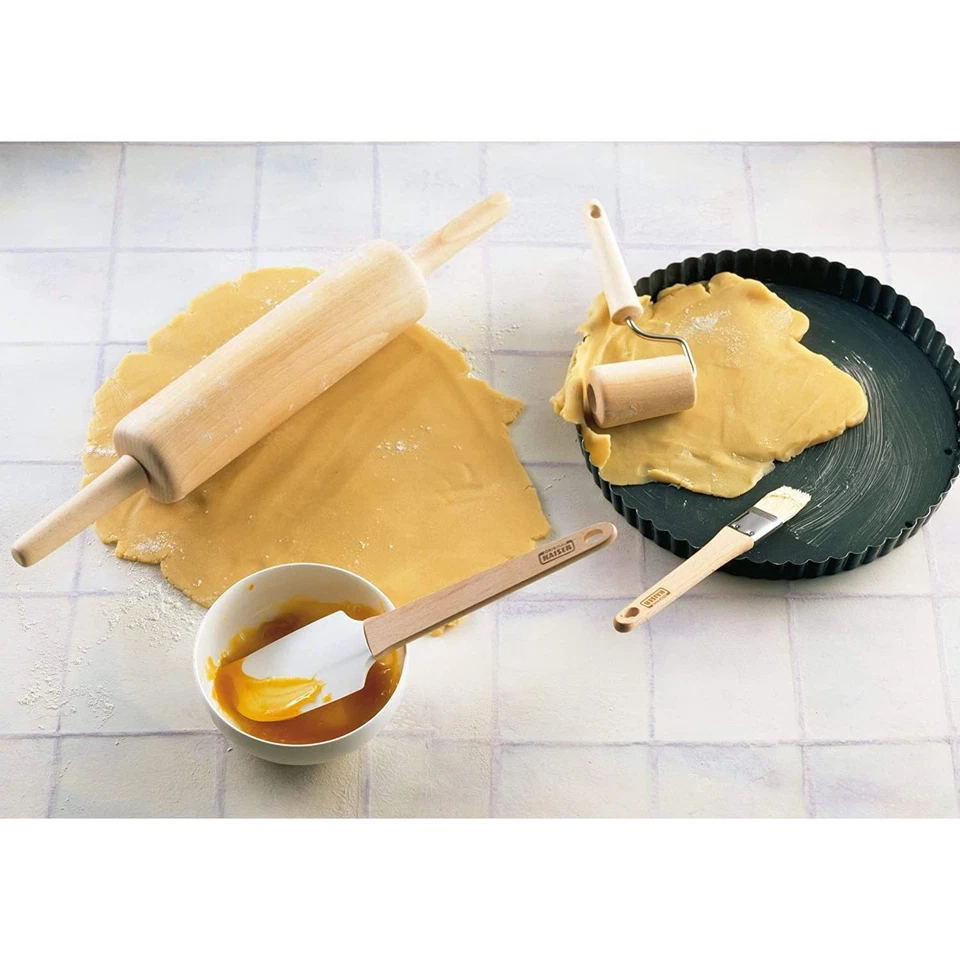 Classic Teigroller klein 19 x 7,5 cm, Nudelholz, Teigausroller, Buchenholz, L... - Image 2 of 4