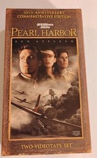 Pearl Harbor VHS, 2001, 2-Tape Set 60th Anniversary Commemorative Edition