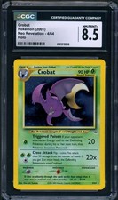 CGC 8.5 NM/MINT+ Crobat Neo Revelation 4/64 Holo Pokemon Card