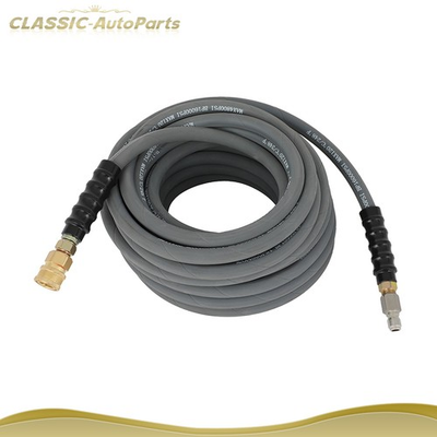 #ad 100#x27;ft 3 8quot; Gray 4000psi Pressure Washer Hose With Couplers $82.31