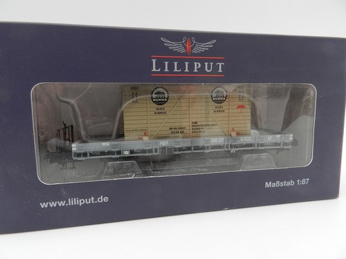 BACHMANN LILIPUT 235042 RUNGENWAGEN BELADEN SBB  HO DC | Condition: Neu