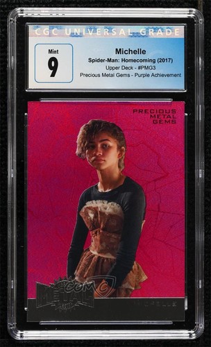 2017 Upper Deck Marvel Spider-Man Homecoming MJ Michelle #PMG3 CGC 9 Mint 01hi