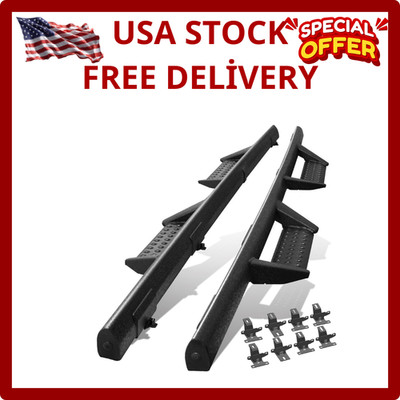 BINARY STAR Curve Design Running Boards Compatible with Vehicle 2020-2025 Jee...
