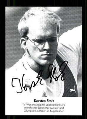 12 x Autogramme Leichtathletik / Olympia 80er Jahre Original Signiert + K 2126