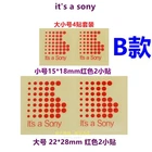 DIY Yellow/red "It's a Sony" sticker vintage Walkman Discman MD Quality