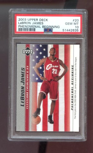 LeBron James #20 2003 Upper Deck Phenomenal Beginning card