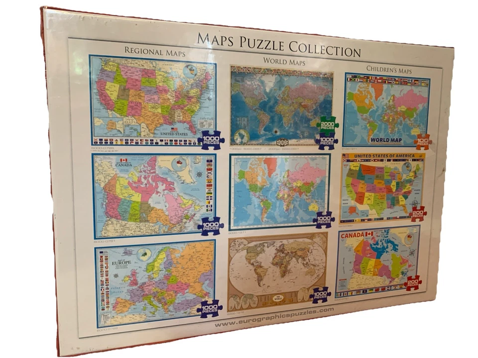 Puzzle Mapa EuroGraphics de Canadá (1000 piezas) Foto 2 de 3