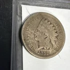 1859 Indian Head Cent Penny Solid Good Condition Nice Coin