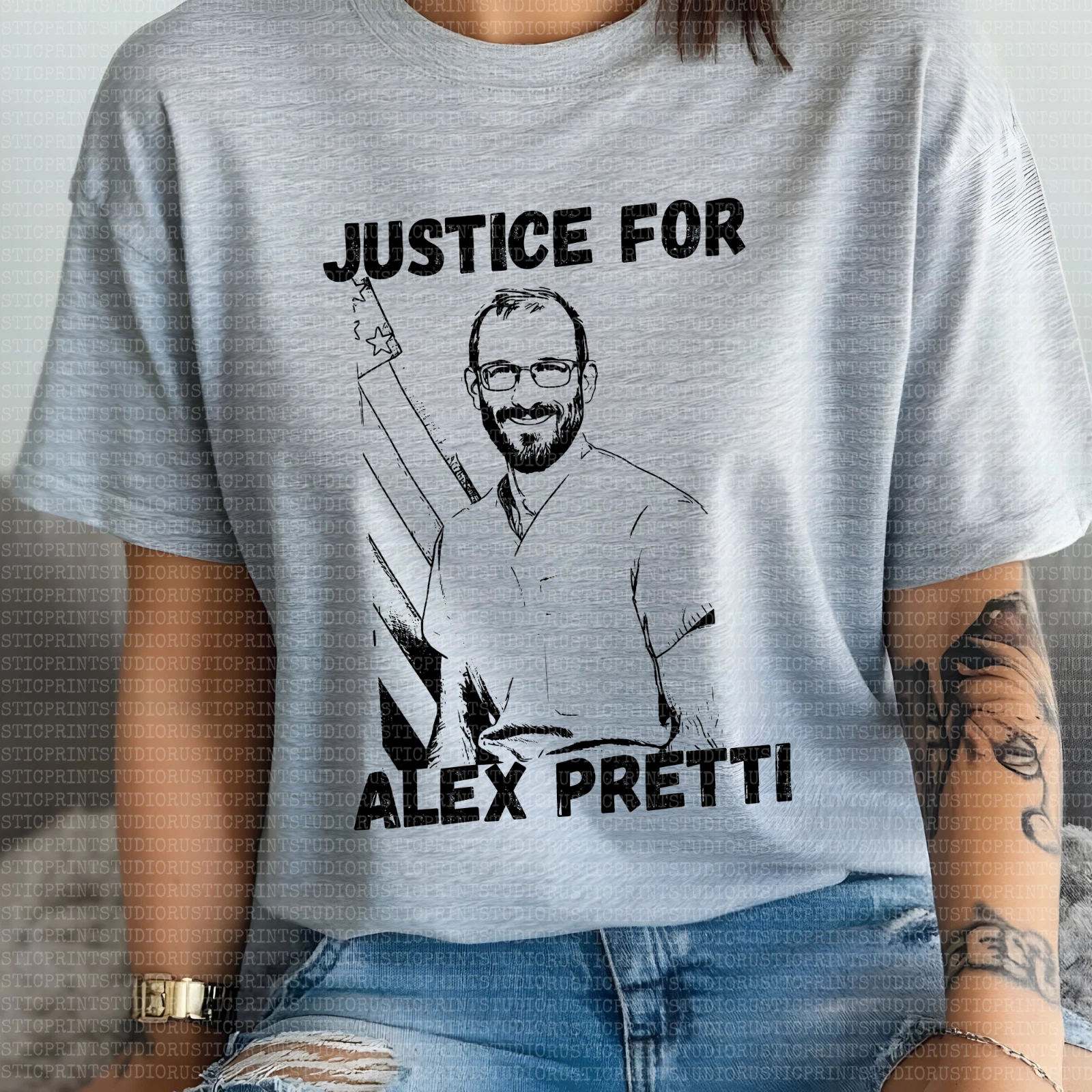 Justice for Alex Pretti T-Shirt - Protest Support Tee