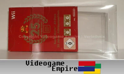 1x GameGuard Mario 25th Anniversary Wii OVP Schutzhülle Hülle 0,4mm Protector