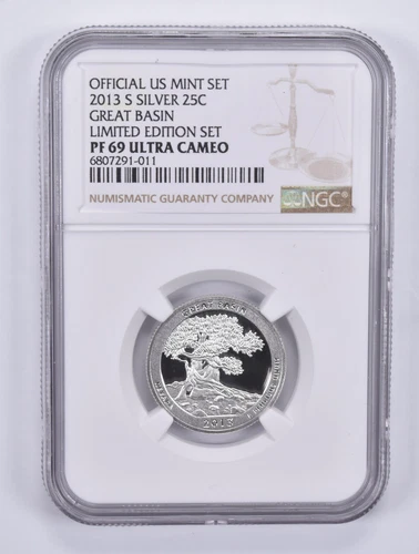 2013-S Quarter Silver Great Basin Limited Edition Set PF69 UCAM NGC