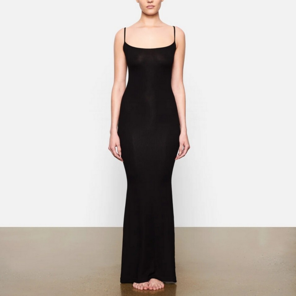 トップス SKIMS SOFT LOUNGE LONG SLIP DRESS SOFT LOUNGE LONG SLIP DRESS | HEATHER GREY