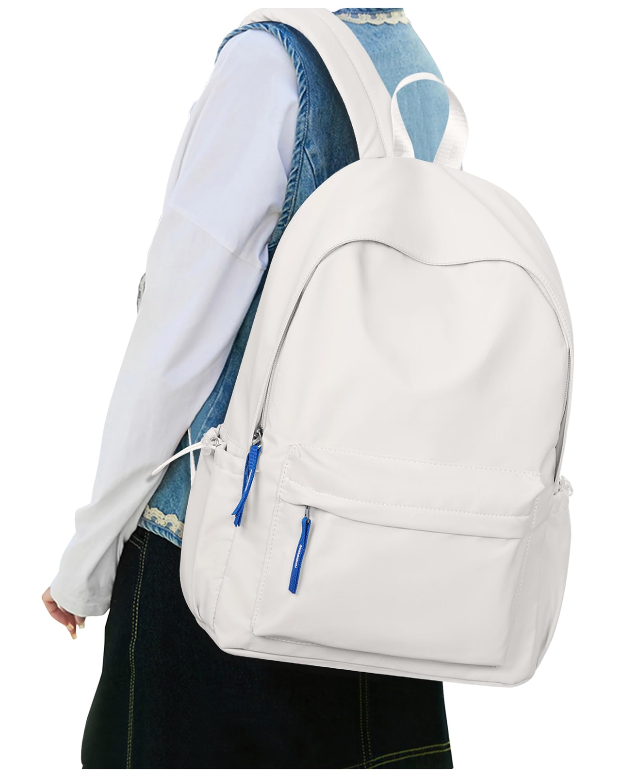 School Backpack for Teen Girls,Simple School Book Bag Waterproof High School ...