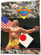 1990 Wrestling Summit Program W/ Hulk Hogan Poster Wrestling WWE WWF AJPW NJPW