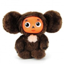 Soft Toy Musical Cheburashka  Sonechko  17 cm   Plays Russian Songs   Plush Cart