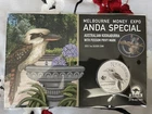 2022 ANDA Melbourne Money Expo  Kookaburra 1oz Silver Coin Possum Privy