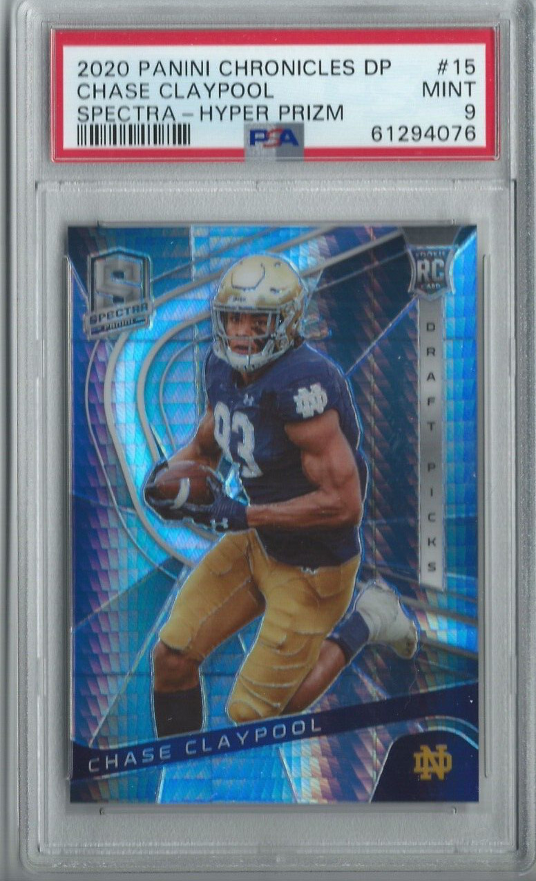 Chase Claypool Panini Chronicles Draft Picks Spectra #15 Hyper
