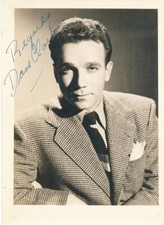 Dane Clark- Signed Vintage Matte Finish Photograph