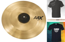 Sabian AAX 21" Frequency Ride FREQ Cymbal Natural  Bundle  Save Auth Dealer
