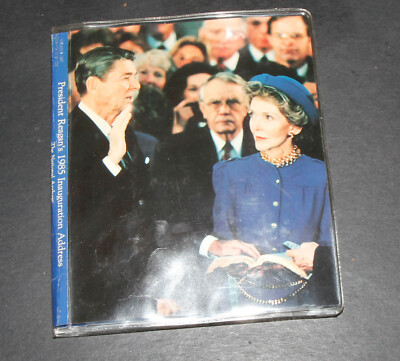 Ronald Reagan 1985 Inauguration Address Official Cassette Tape Capital ...