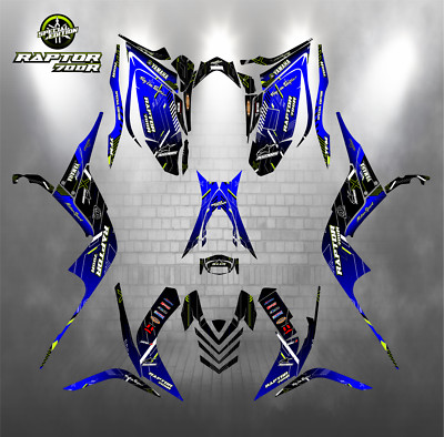 Yamaha Raptor 700-700R 2006/2012 Full Graphics kit Stikers Decals