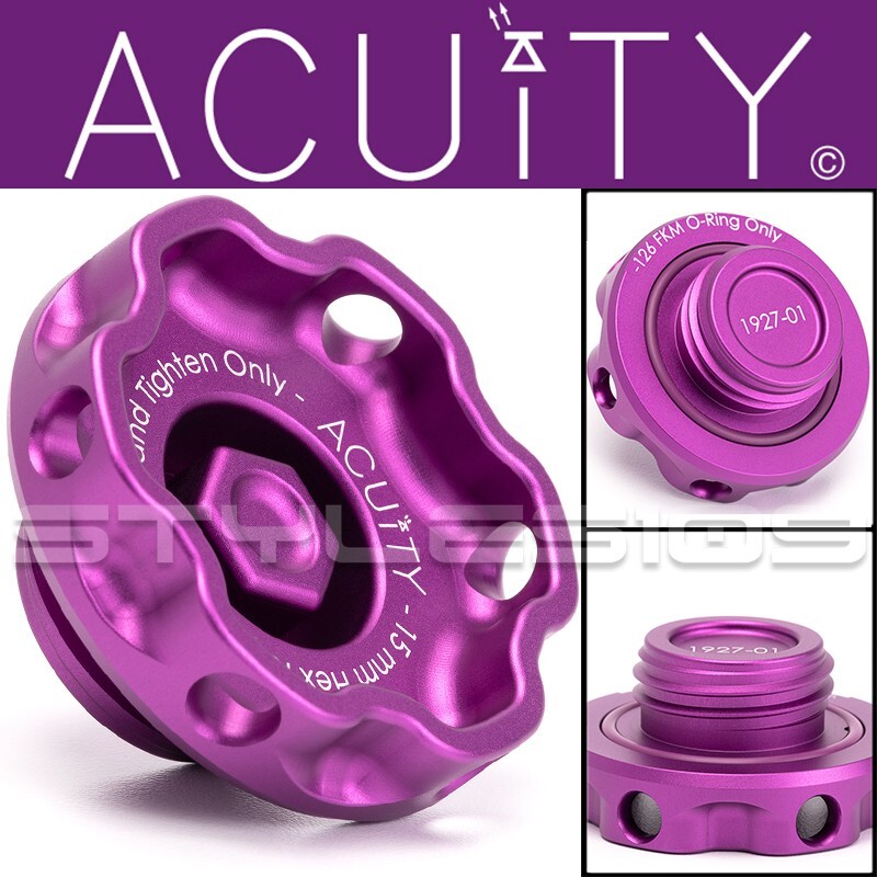 Acuity Podium Oil Cap in Satin Purple for Hondas/acuras for sale
