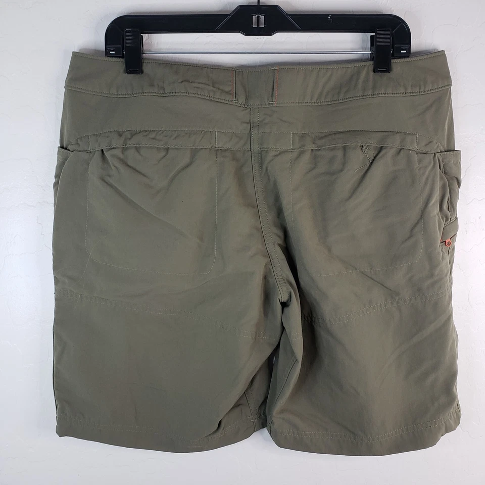 Pantalones Cortos Mountain Hardwear Para Mujer 12 Carga Verde Nailon Senderismo Aire Libre Foto 2 de 4