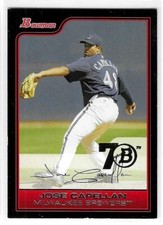 2017 Bowman JOSE CAPELLAN 70th Anniversary Buybacks 2006 foil # 190 parallel