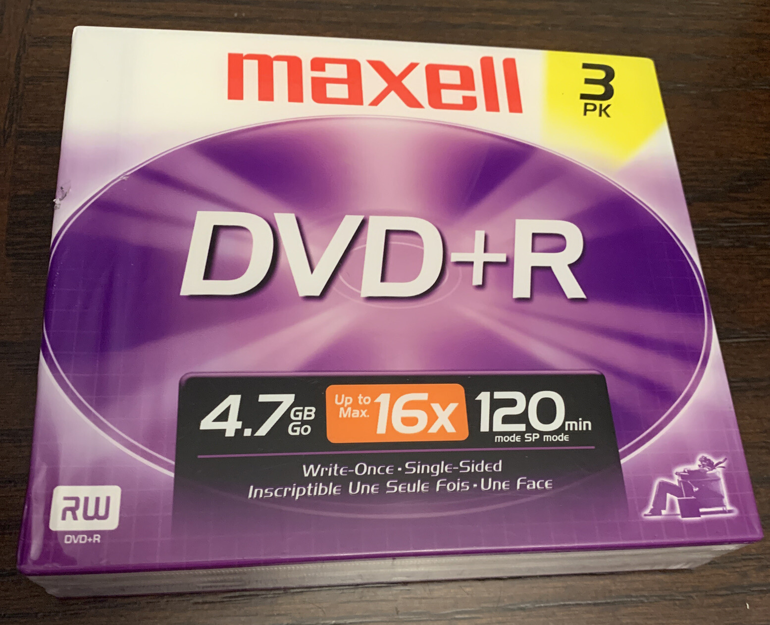 Maxell DVD+R 4.7 GB 16x 120 Minutes New Sealed 3 Pack eBay