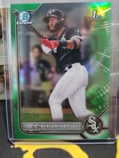 2022 Bowman Chrome Benyamin Bailey BCP-8 1st Green Refractor 68/99 WHITE SOX