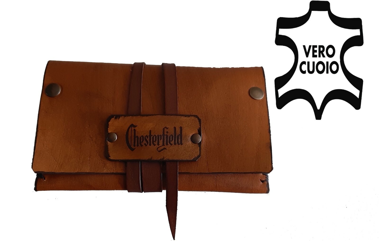 CUSTOM GENUINE LEATHER TOBACCO HOLDER 