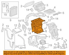 GM OEM 17-23 Acadia Evaporator Heater Components-Ac Heater Case 84567423