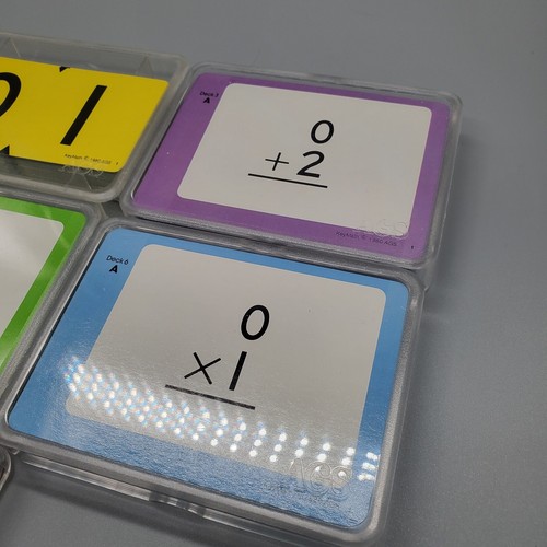 Vintage KeyMath Card Decks 1980 American Guidance Service AGS Education - Picture 16 of 18