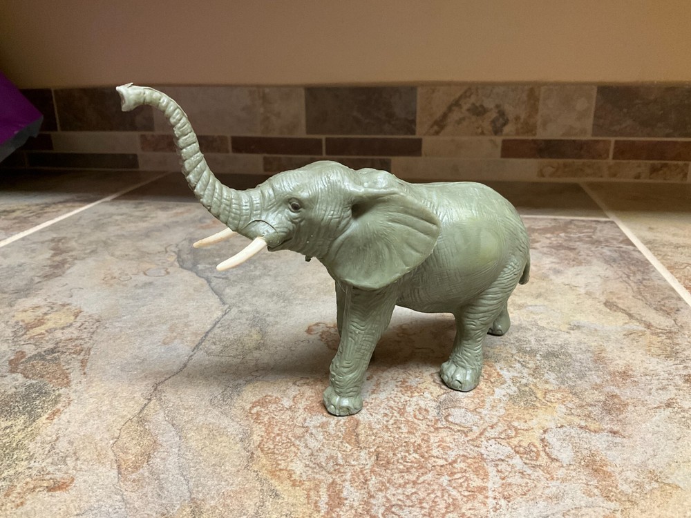 Vintage AAA African Elephant. Hard Rubber Mid 1990s