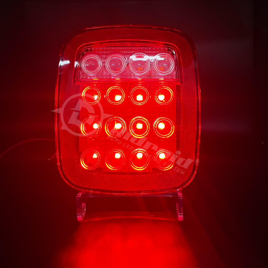 For Jeep Wrangler TJ YJ CJ Smoke LED Tail Lights Backup Brake Reverse Brake Lamp