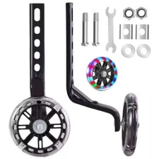 2pcs Training Wheels Bike fit for 12/14/16/18/20Inch bike with Flash Light Wheel