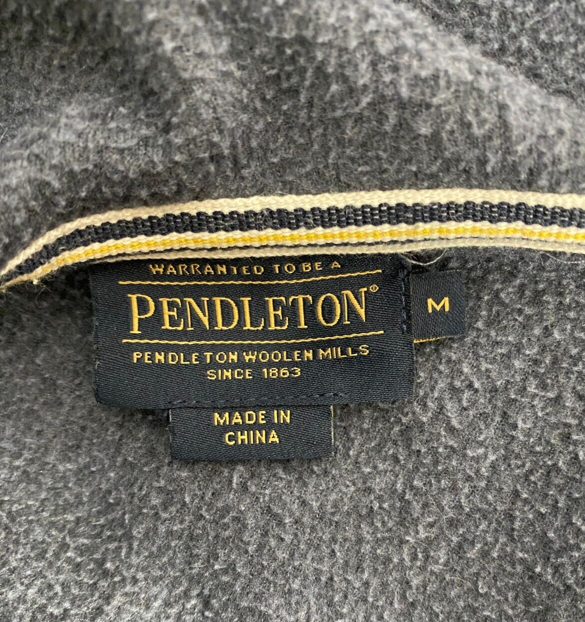 Pendleton Men's Size Medium Full Zip Long-Sleeve … - image 2