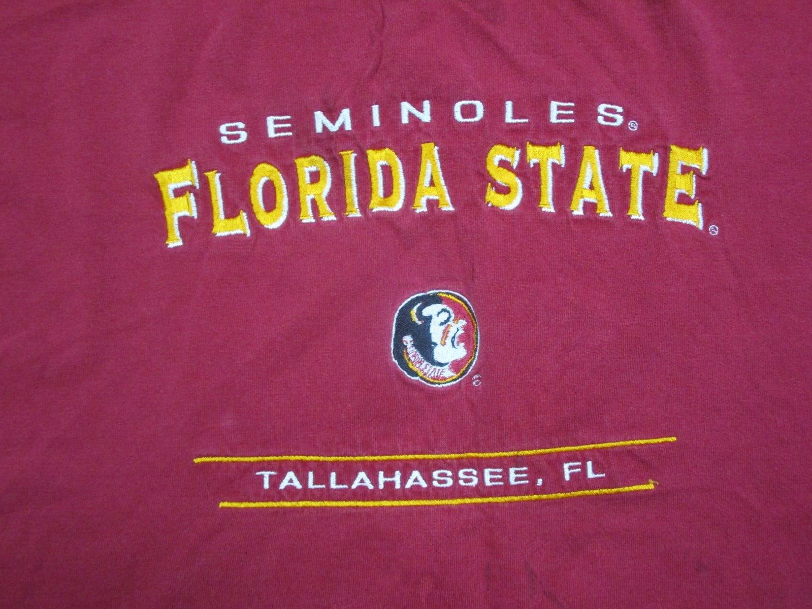Vintage Florida State Embroidered Logo T Shirt Me… - image 3