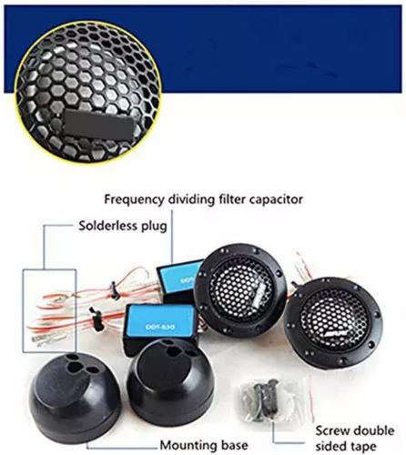 Alpine DDT-S30 Autoradio Lautsprecher Musik Soft Dome symmetrische Auto-Hochtöner 360 W neu - Bild 11 von 15