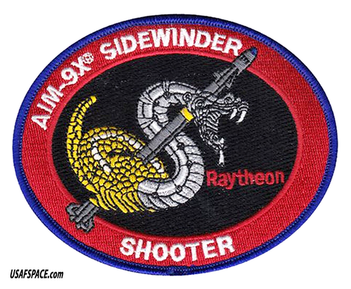 MISIL RAYTHEON USAF AIM-9X - PRÓXIMA GENERACIÓN SIDEWINDER-SHOOTER - PARCHE VEL - Imagen 3 de 3