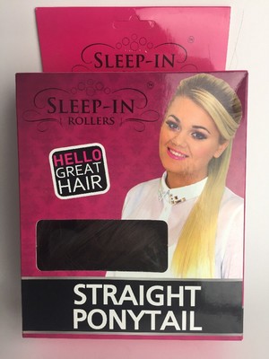 Sleep In Rollers Straight Ponytail Ebay